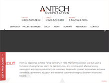 Tablet Screenshot of antech.com